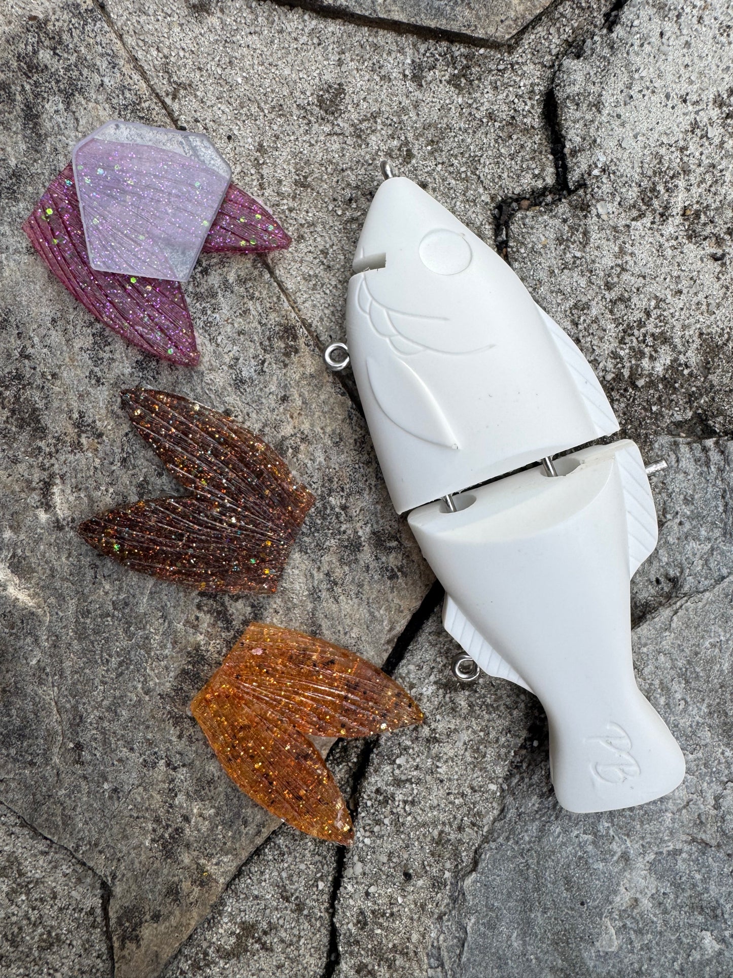 Peak Baits Summit 2oz 6"with tail wake bait/shallow crank will dive around 2ft on hard burn / Floating/ Nice Knock, Tight Head Wobble - Price Includes Custom Paint - Swipe to see video of Action