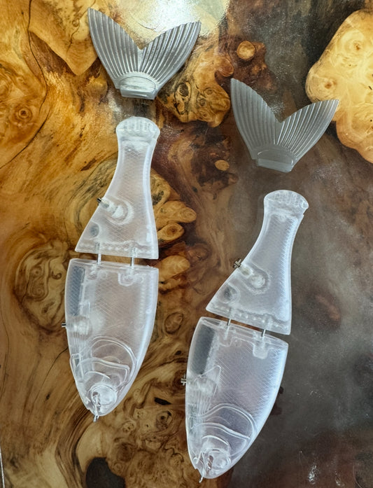 Custom Bucca Brand Trick Shad 6” ABS Plastic - Price includes Custom Paint