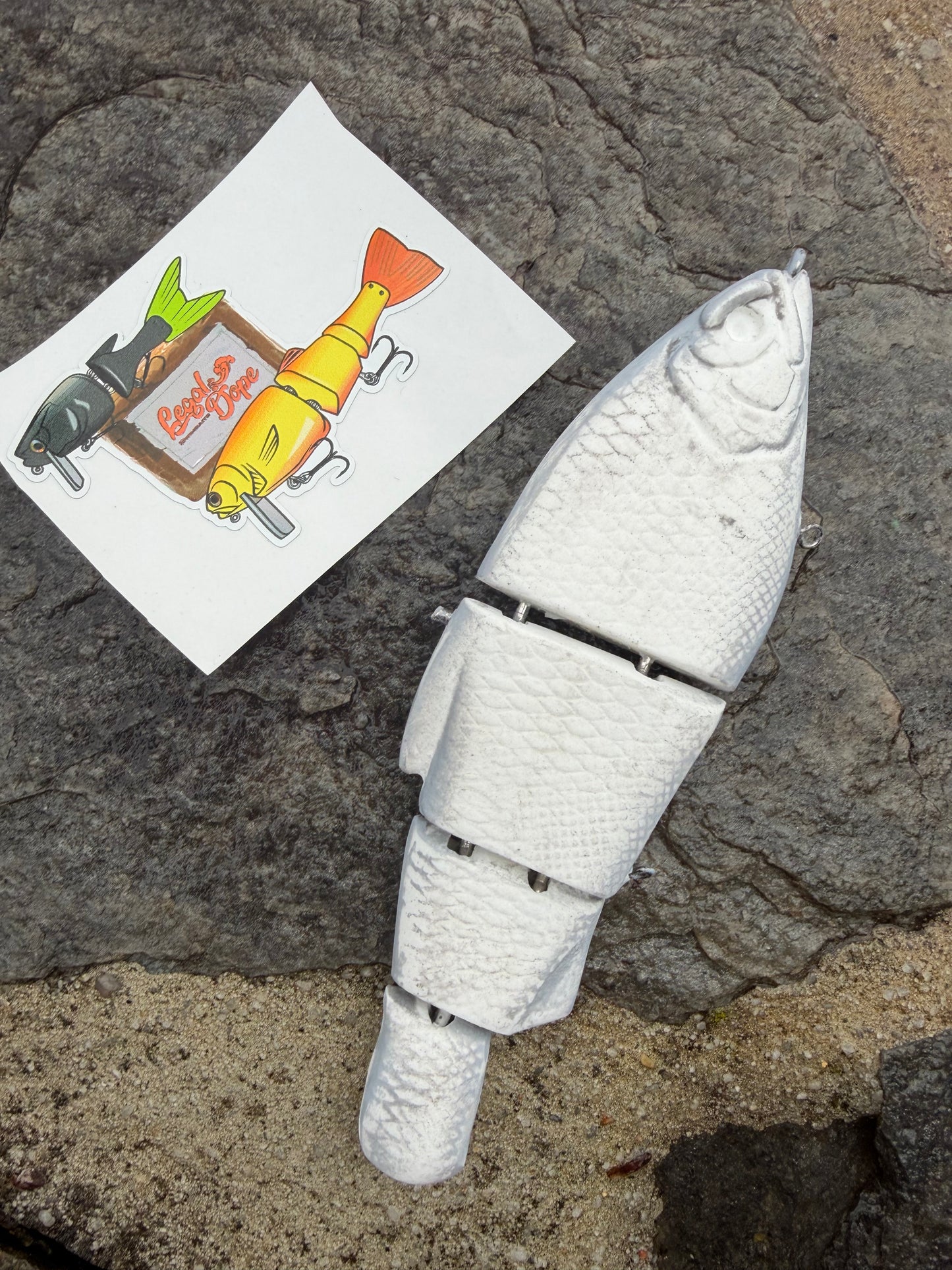 Legal Dope Swimbaits - Resin - Jolly Rancher - 6 inches 2.6 oz. Price includes Custom Paint