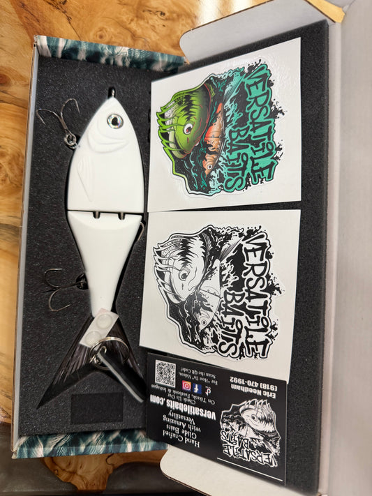 Versatile Baits VG2 - This stable glide can be chopped, burned, 180s and glide all while staying stable with no blowouts! 2.1 oz. 7 inches - Price includes custom paint