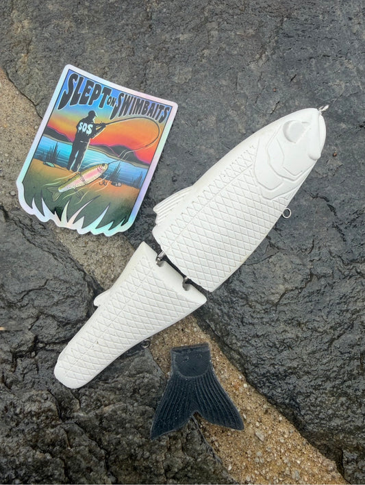 Slept on Swimbaits - Resin - 7.5 inches 2.5 oz - Price includes Custom Paint
