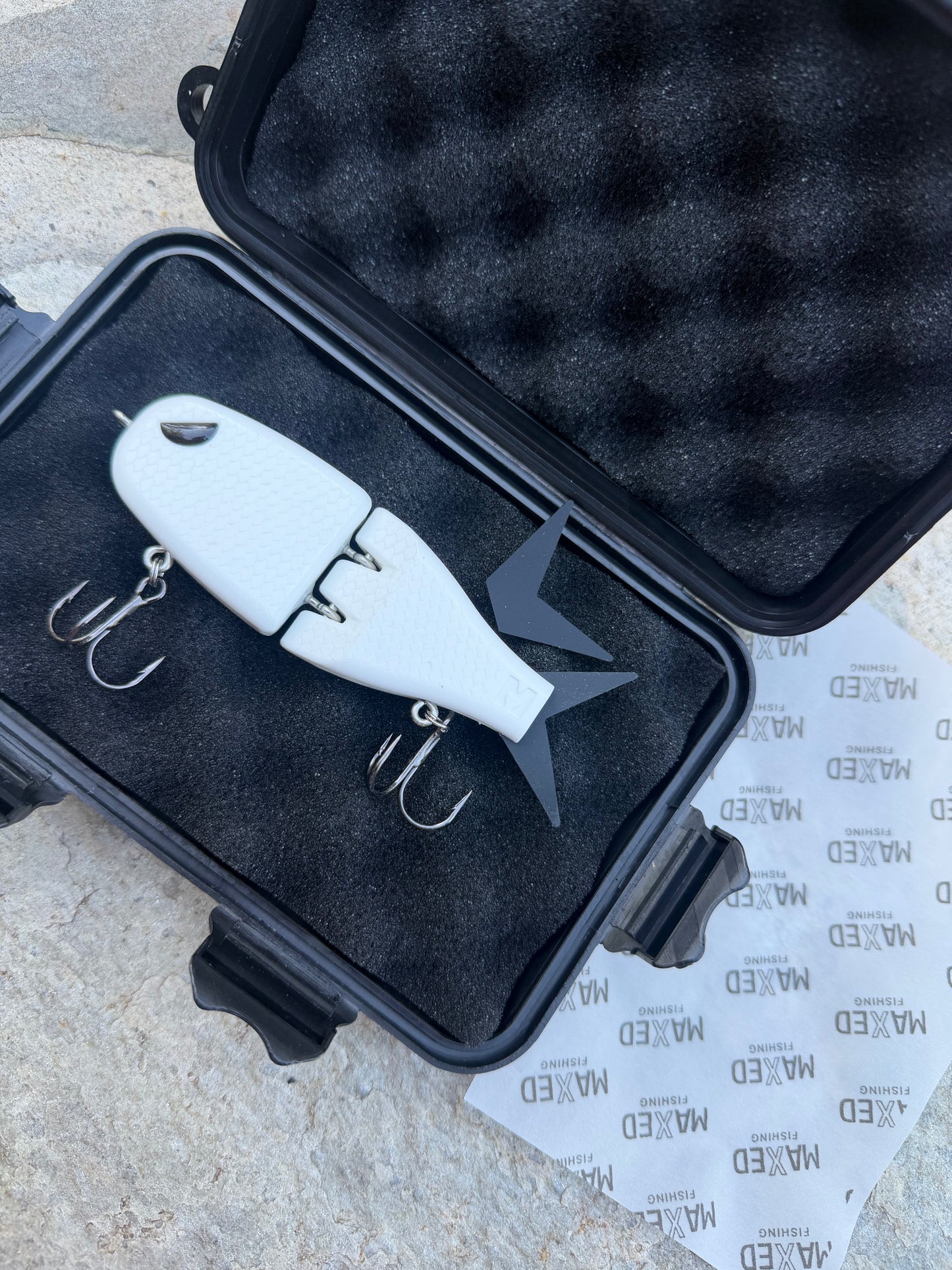 Maxed Fishing - Rex - Resin - At 4.5" and 1.2 oz, Whether you're chopping, gliding, or slow swimming it back, the bait adapts to your style and the conditions. Price includes custom paint.