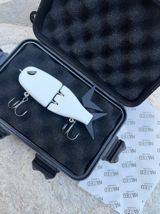 Maxed Fishing - Rex - Resin - At 4.5" and 1.2 oz, Whether you're chopping, gliding, or slow swimming it back, the bait adapts to your style and the conditions. Price includes custom paint.