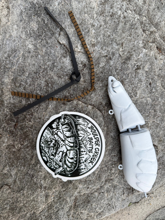 Boulder Creek Baits Twitch Craw - 5 1/2” - 2 1/2 oz. Price Includes Custom Paint