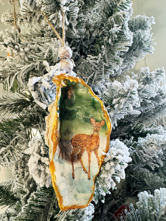 Doe Oyster Ornament